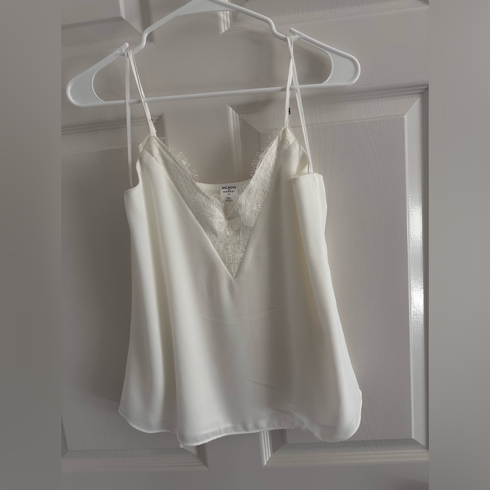 Melrose Market blouse with lace detail